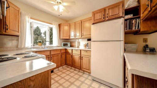 5015 Marchand Crescent Ne, Calgary, AB - Indoor Photo Showing Kitchen With Double Sink