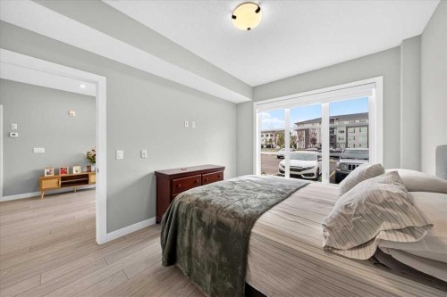 2112-681 Savanna Boulevard Ne, Calgary, AB - Indoor Photo Showing Bedroom