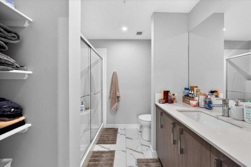 2112-681 Savanna Boulevard Ne, Calgary, AB - Indoor Photo Showing Bathroom