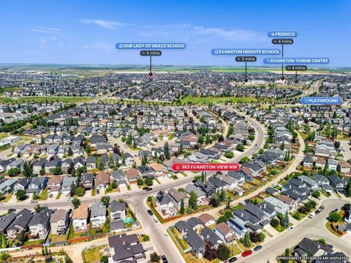 363 Evanston View Nw, Calgary, AB - Outdoor With View