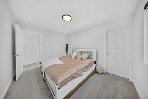 105 Homestead Crescent Ne, Calgary, AB - Indoor Photo Showing Bedroom