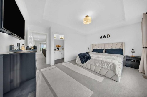 105 Homestead Crescent Ne, Calgary, AB - Indoor Photo Showing Bedroom