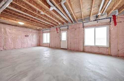 105 Homestead Crescent Ne, Calgary, AB - Indoor Photo Showing Basement