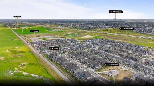105 Homestead Crescent Ne, Calgary, AB - Outdoor With View