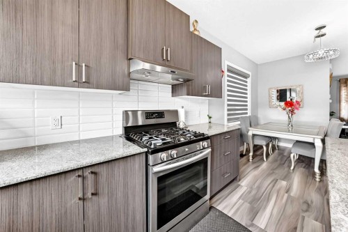 179 Cornerstone Avenue Ne, Calgary, AB - Indoor Photo Showing Kitchen With Upgraded Kitchen