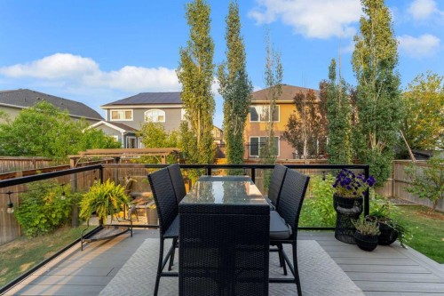 156 Rainbow Falls Heath, Chestermere, AB - Outdoor With Deck Patio Veranda