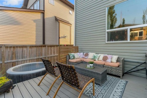 156 Rainbow Falls Heath, Chestermere, AB - Outdoor With Deck Patio Veranda With Exterior