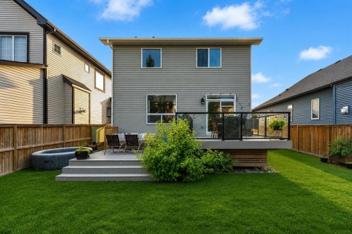 156 Rainbow Falls Heath, Chestermere, AB - Outdoor With Deck Patio Veranda With Exterior