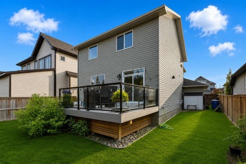 156 Rainbow Falls Heath, Chestermere, AB - Outdoor With Deck Patio Veranda With Exterior