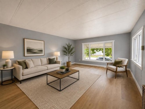 168 Huntwell Road Ne, Calgary, AB - Indoor Photo Showing Living Room