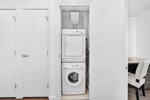 458-222 Riverfront Avenue Sw, Calgary, AB - Indoor Photo Showing Laundry Room