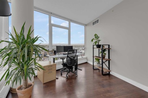 1103-77 Spruce Place Sw, Calgary, AB - Indoor Photo Showing Office