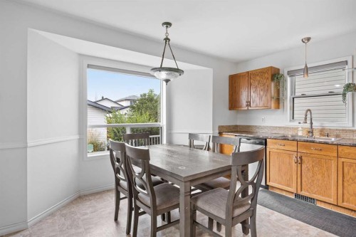 133 Applemead Close Se Close, Calgary, AB - Indoor Photo Showing Dining Room