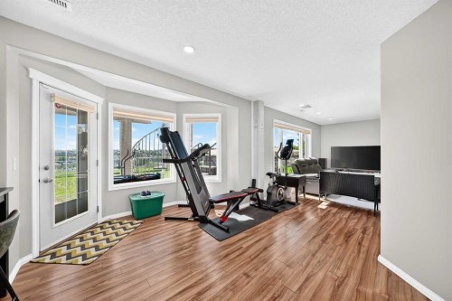 199 Hampstead Way Nw, Calgary, AB - Indoor Photo Showing Gym Room