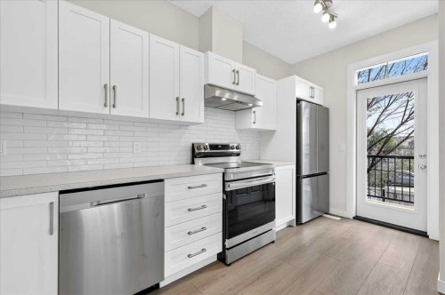 134 New Brighton Landing Se, Calgary, AB - Indoor Photo Showing Kitchen With Upgraded Kitchen