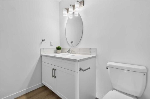134 New Brighton Landing Se, Calgary, AB - Indoor Photo Showing Bathroom
