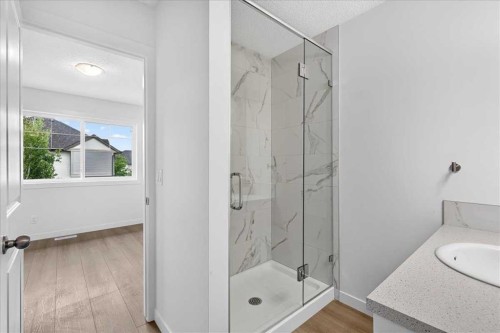 134 New Brighton Landing Se, Calgary, AB - Indoor Photo Showing Bathroom