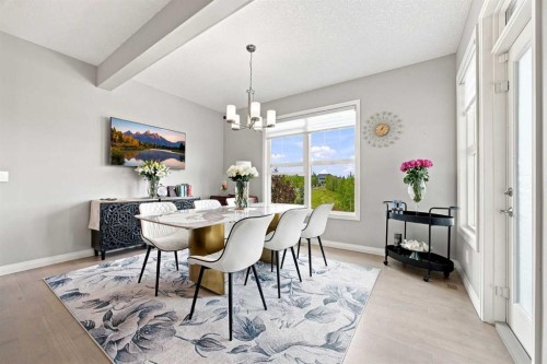 12 Masters Court Se, Calgary, AB - Indoor Photo Showing Dining Room