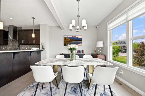 12 Masters Court Se, Calgary, AB - Indoor Photo Showing Dining Room