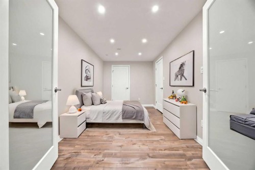 12 Masters Court Se, Calgary, AB - Indoor Photo Showing Bedroom