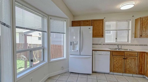 157 Harvest Gold Heights Ne, Calgary, AB - Indoor Photo Showing Kitchen With Double Sink