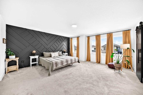 24 Emerson Crescent, Okotoks, AB - Indoor Photo Showing Bedroom
