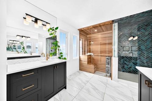 24 Emerson Crescent, Okotoks, AB - Indoor Photo Showing Bathroom