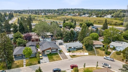 91 Winslow Crescent Sw, Calgary, AB - Outdoor With View