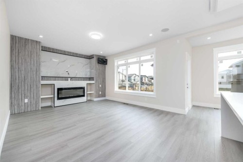 1004 Waterford Drive, Chestermere, AB - Indoor Photo Showing Living Room