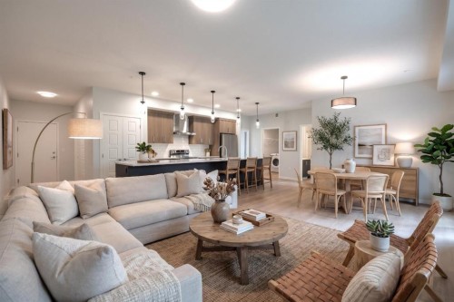 5116-20295 Seton Way Se, Calgary, AB - Indoor Photo Showing Living Room