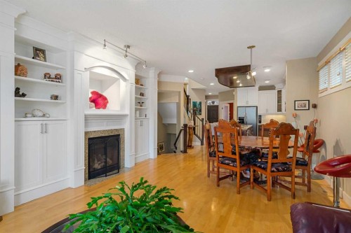 2526 3 Avenue Nw, Calgary, AB - Indoor With Fireplace
