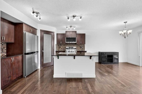377 Panora Way Nw, Calgary, AB - Indoor Photo Showing Kitchen With Stainless Steel Kitchen With Upgraded Kitchen