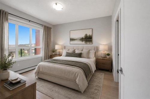 2303-60 Skyview Ranch Road Ne, Calgary, AB - Indoor Photo Showing Bedroom