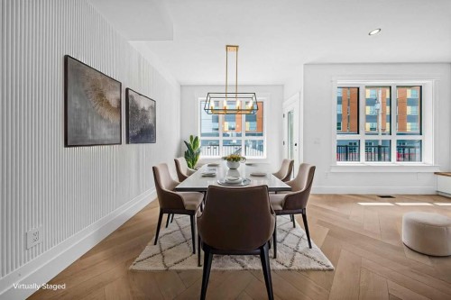 119 42 Avenue Ne, Calgary, AB - Indoor Photo Showing Dining Room