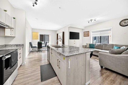 4101-4641 128 Avenue Ne, Calgary, AB - Indoor Photo Showing Kitchen With Double Sink With Upgraded Kitchen