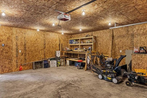 9 Des Arcs Road, Lac Des Arcs, AB - Indoor Photo Showing Garage