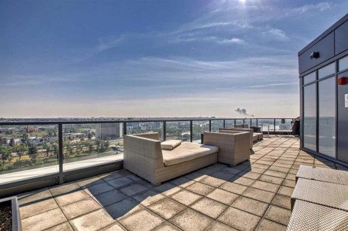 1605-550 Riverfront Avenue Se, Calgary, AB - Outdoor With View With Exterior