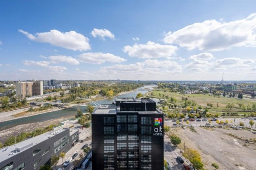 1605-550 Riverfront Avenue Se, Calgary, AB - Outdoor With View
