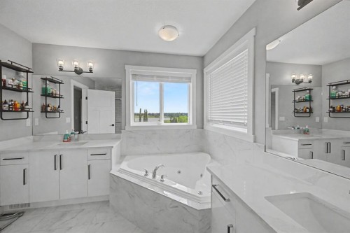 1340 Lackner Boulevard, Carstairs, AB - Indoor Photo Showing Bathroom