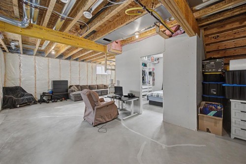1340 Lackner Boulevard, Carstairs, AB - Indoor Photo Showing Basement