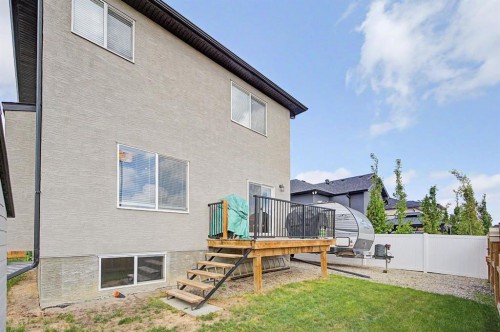 1340 Lackner Boulevard, Carstairs, AB - Outdoor With Deck Patio Veranda With Exterior