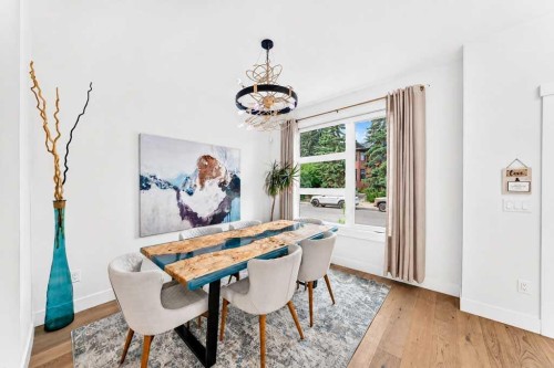 1703 31 Avenue Sw, Calgary, AB - Indoor Photo Showing Dining Room