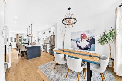 1703 31 Avenue Sw, Calgary, AB - Indoor Photo Showing Dining Room
