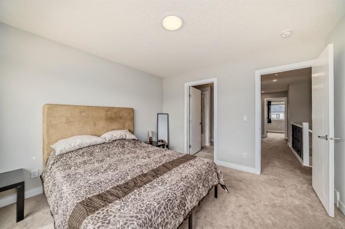 73 Homestead Boulevard Ne, Calgary, AB - Indoor Photo Showing Bedroom