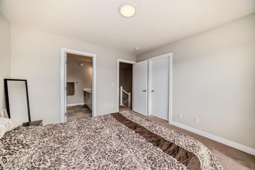 73 Homestead Boulevard Ne, Calgary, AB - Indoor Photo Showing Bedroom