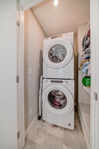 73 Homestead Boulevard Ne, Calgary, AB - Indoor Photo Showing Laundry Room