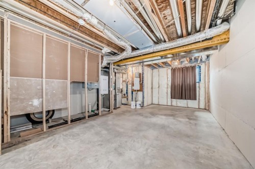 73 Homestead Boulevard Ne, Calgary, AB - Indoor Photo Showing Basement