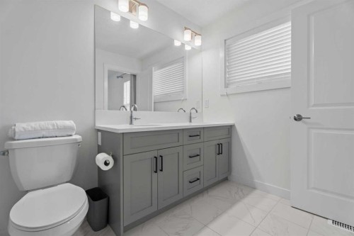 19 Cranbrook Gardens Se, Calgary, AB - Indoor Photo Showing Bathroom