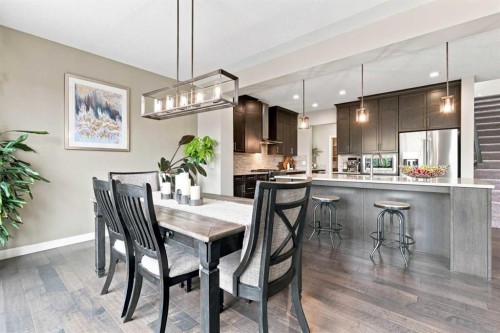 699 Cranston Avenue Se, Calgary, AB - Indoor Photo Showing Dining Room