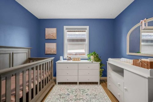 284 Prestwick Estate Way Se, Calgary, AB - Indoor Photo Showing Bedroom